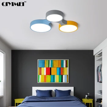 Moderne, conduse de Plafon lumina Combinație set lampă de Tavan fixare pentru luat masa camera de zi dormitor bucatarie salon de Copii acasă