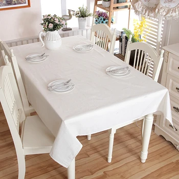 Moderne de lenjerie de pat de bumbac culoare solidă cu dantela două dantelă albă de masă de banchet cafea, masă decor acasă