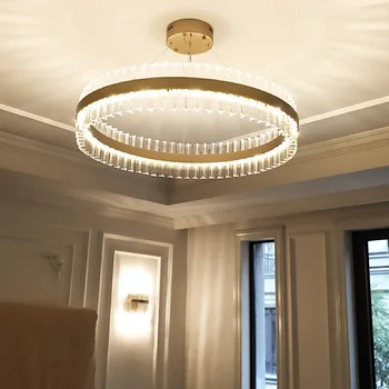 Moderne de lux lumina candelabru de cristal lampă simplă living hotel sufragerie, dormitor rotunde/ovale lumini