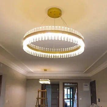 Moderne de lux lumina candelabru de cristal lampă simplă living hotel sufragerie, dormitor rotunde/ovale lumini