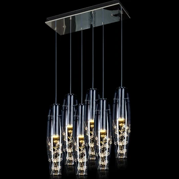 Moderne de sticlă vânt Pandantiv cu led-uri Lumini de Sticlă Nordic Led lumini Agățat Corpuri de Home deco luciu pendenteu corp de iluminat AC110-260V