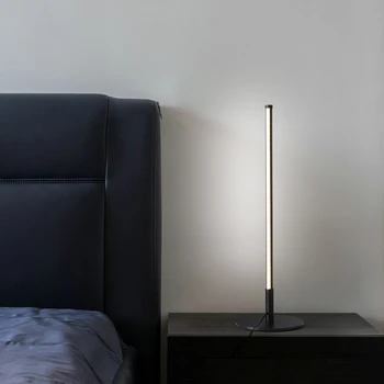 Modernă cu LED-uri lampa de Birou Lung Agățat Lumini Simplu Nordic Camera de zi Canapea Fundal lampă de Masă Dormitor Noptieră Lampa de Podea