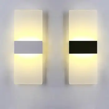 Modernă cu Led-uri Lampă de Perete Baie Corpuri de iluminat Aplicatii de Iluminat Murales led-uri de Lumină de Sus în Jos Industriale Decor Nordic Lampă de Perete