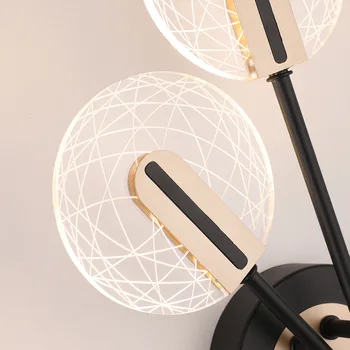 Modernă cu Led-uri lampă de Perete Nordic Rotație Lumina de Perete pentru Dormitor, Noptiera Lectură Tranșee Lumini Acasă Iluminat Interior Decor