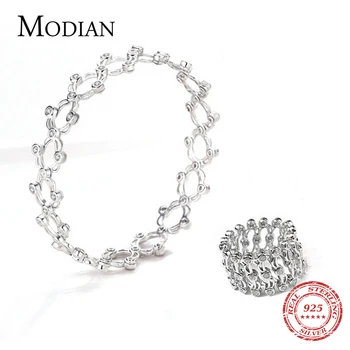 Modian Stil Nou Argint 925 Inele Poate Schimba Dimensiunea Uimitoare Inel De Argint Pentru Femei Roman De Bijuterii De Nunta