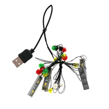 Modiker USB Alimentat LED Bloc Modificat Kit pentru Primăria Pet Shop & Cafe 31097 LED Incluse Numai