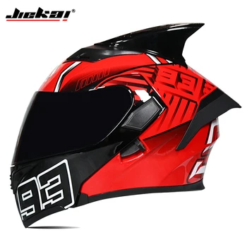 Modular motocicleta casca flip fata complet casca de curse cascos para moto dublu obiectiv poate fi echipat cu Bluetooth capacete DOT