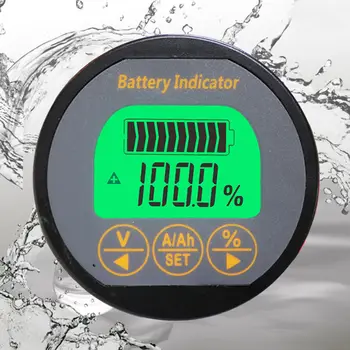 Monitor baterie 50A 100A 350A Coulomb Metru Indicator de Capacitate, Tensiune, curent detector Masina ebike Li-ion UP Litiu plumb-acid