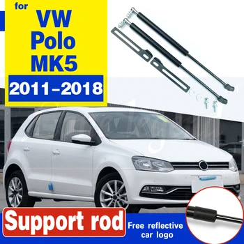 Montați Capota Motorului arc de Gaz Șoc Lift Strut Bare Suport Tija Suport 2 buc/set Pentru VW Polo MK5 2011-2018 Auto-styling