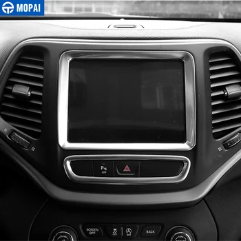 MOPAI ABS Navigatie Auto GPS Panoul de Decorare Acoperire Cadru Autocolante pentru Jeep Cherokee Interioare Accesorii Styling Auto