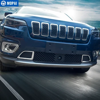 MOPAI Autocolante Auto pentru Jeep Cherokee 2019+ ABS Mașină de Ceață Față Lampă Lumina Decor de Acoperire Accesorii pentru Jeep Cherokee 2019+