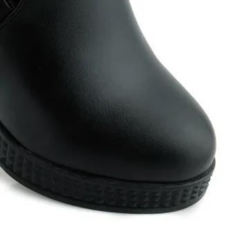 MORAZORA 2020 vânzare fierbinte peste genunchi cizme rotund toe toamna tocuri platforma cizme dantela-up party coapsei cizme femei pantofi