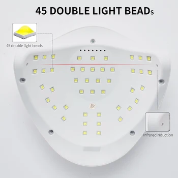 MORDDA Lampă cu Led-uri Aparat Pentru Unghii Lampa UV Pentru Manichiura Design 80W Unghii Uscător de Lampa Pentru Unghii Instrumente de Pictură