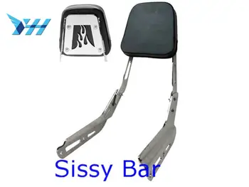 Mortorcycle Chrome Spătarul scaunului din Spate, Sissy Bar w/ Piele Pad Pentru Honda VTX1300C VTX1800C VTX1800F VTX 1300C 1800C 1800F Toate Ani