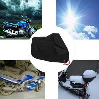 Motocicleta acoperirea universală în aer liber UV Protector Scuter Tot Sezonul Bike impermeabil Ploaie Praf acoperă M L XL 2XL 3XL 4XL 190T