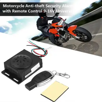 Motocicleta de Securitate Anti-furt Sistem de Alarmă cu Control de la Distanță 9-16V Universal pentru cele mai multe motociclete cu 9-16V tensiune nominală