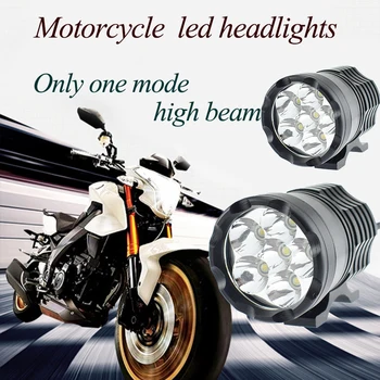 Motocicleta faruri 12V 60W LED moto ceață lumini la fața locului numai fazei auxiliare lampă de lucru spoturi motocicleta auto far