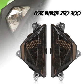 Motocicleta Față de semnalizare Lampa de Lumina de Cotitură Pentru Kawasaki NINJA 250 300 NINJA250 Ninja300 2013 2016