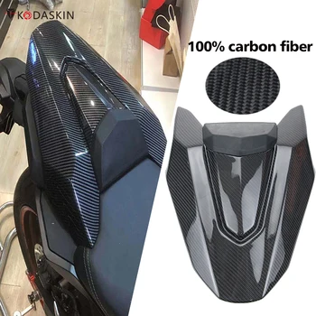 Motocicleta Fibra de Carbon Bancheta din Spate se Acoperă Cu Tampon de Cauciuc Pentru Honda CBR650R CB650R CBR 650R CB CBR 650 R2019-2020 Accesorii
