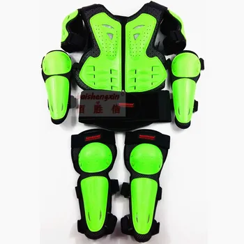 Motocicleta Full Body copii Armura Jacheta Piept echipamente de Protectie cot și umăr de protecție a copilului 8-14 ani