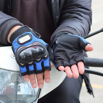 Motocicleta jumătate degetul mănuși de motociclete de vară moto motocicleta de motocross alpin mănuși motociclist de Curse în aer liber mănuși