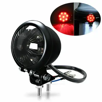 Motocicleta LED din Spate, Coada de Lumină de Frână Lampa Stop Moto spate cu LED-uri de Lumină Pentru Harley Bobber Elicopter Cafe
