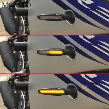 Motocicleta Semnale Rândul său, Lumini cu LED-uri care Curge Apa Pâlpâie Luminile lampa Pentru DUCATI Monster S2R 800 821 797 695 696 796 400 M400