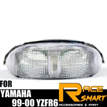 Motocicleta spate cu LED-uri de Lumină de Far Pentru YAMAHA YZF R6 1999-2000 Semnale Integrate Rândul său, Stop Spate Lumina de Frână YZF-R6 1999 2000