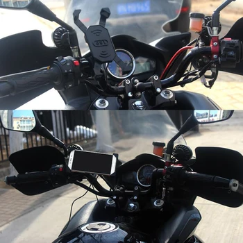 Motocicleta Suport de Telefon cu Incarcator USB Suport pentru Samsung S9 S8 iphone 8 plus Suport Smartphone pentru Moto Biciclete Stea Telefon