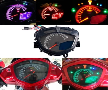 Motocicleta Tahometru Digital Kilometraj Vitezometru Indicator Contor de Moto Tacho Instrument Pentru Yamaha LC135 LC 135 Temperatura Apei