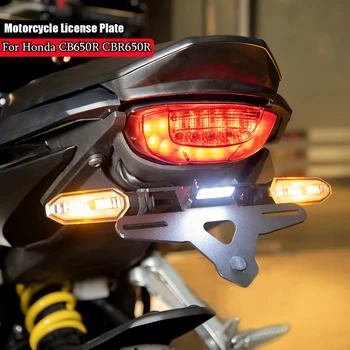 Motociclete de Licență Placă de Oțel Inoxidabil Montare Suport Număr Înmatriculare Suport pentru Honda CB650R CBR650R 2019 2020 Nou