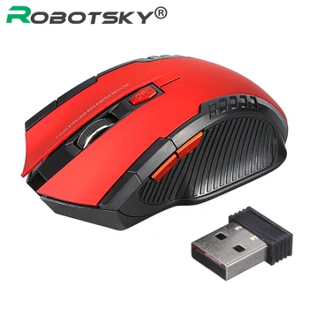 Mouse Mouse Optic Wireless Mouse Wireless cu Receptor USB pentru PC si Laptop de Gaming Nou de 2.4 GHz de Jocuri de noroc