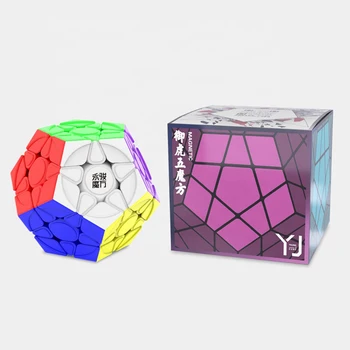 Moyu Yongjun yuhu magnetic megaminxeds stickerless magneți 12-partea viteză magie Yj cub profesional Puzzle Cuburi de Educație jucarii