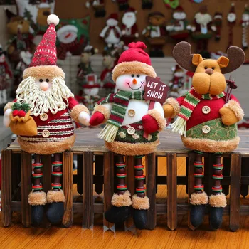 Moș Crăciun, om de Zăpadă Elan Crăciun Doll Crăciun Fericit Decor pentru Acasă de Crăciun Ornamente 2020 Crăciun Cadouri de Anul Nou 2021