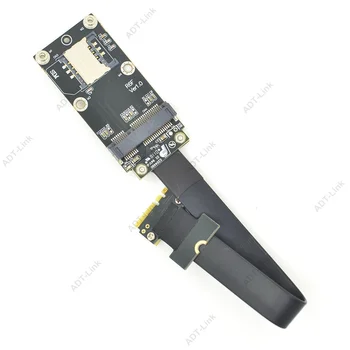 MPCIe la M. 2 cheie A. E. cablu prelungitor , mini-pcie mPCI-e Card de unitati solid state M2 A. E. slot de extensie cablu adaptor