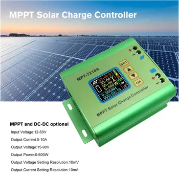 MPT-7210A Ecran LCD Color Panou Solar MPPT Controler de Încărcare 24/36/48/60/72V Boost Baterie Solara Controlere