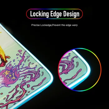 MRG Anime The Legend of Zelda Mare Gamer Gaming Mouse-pad RGB colorate cu iluminare din spate Mat Soareci Covor accesorii de Calculator tampoane