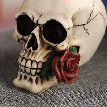 MRZOOT Rasina de Artizanat Statui Pentru Decor Craniu Crescut Îndrăgostiților Hotel Dragoste Cadou