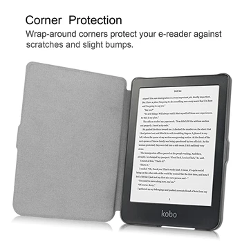 MTT Caz Pentru Kobo Clara HD de 6 inch E-Book din Piele PU Magnetic Smart Cover E-Reader 2018 Protecție Funda Auto Sleep /Wake Up