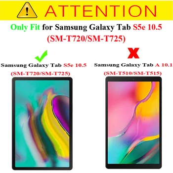 MTT Caz Pentru Samsung Galaxy Tab S5e 10.5 inch 2019 SM-T720 T725 Slim din Piele PU Stativ Magnetic Smart Cover Funda de Somn/Wake Auto