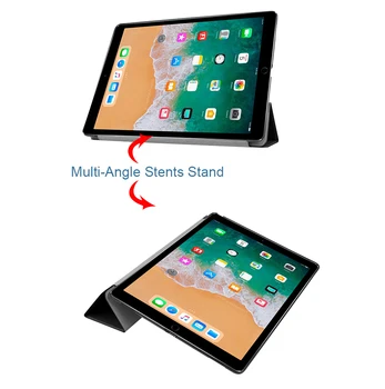 MTT Pentru iPad Pro de 12.9 inch Comprimat Cazul 2017 Eliberarea din Piele PU Flip Stand Capacul Inteligent funda Coque A1584 A1652 A1670 A1671