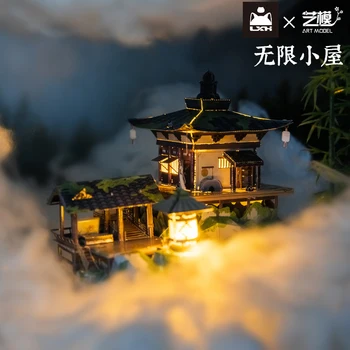 MU Legenda de învățământ superior-Wuxian Camera 3D Metal Kituri DIY Asambla Puzzle-ului cu Laser Tăiat Puzzle Constructii Jucărie YM-N109