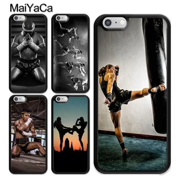 Muay Thai Marțiale Caz Pentru iPhone 12 Mini 11 Pro MAX X XR XS MAX SE 2020 6S 7 8 Plus 5s Acoperă
