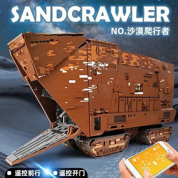 Mucegai Regele MOC 13289 Star Wars Jucărie De Cavegod UCS Sandcrawler Distrugător Model Blocuri Caramizi Jucarii Copii, Cadouri de Craciun
