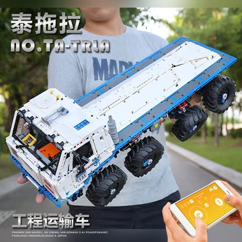 MUCEGAI REGELE Technic Seria Arakawa Moc de Remorcare off-road Camion TATRA 813 8x8 model Blocuri de Cărămidă copii, Jucarii Cadouri de Craciun