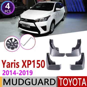 Mudflap pentru Toyota Vios Yaris XP150 Hatchback~2019 Aripa Noroi Garda Splash Flapsuri Noroi Accesorii 2016 2017 2018