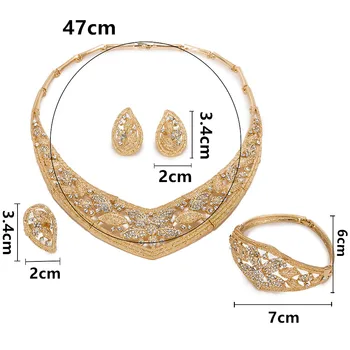 MUKUN de Moda de Aur din Dubai Culoare Set de Bijuterii de Brand declarație set de bijuterii en-Gros nigerian Nunta Femeie accesorii bijuterii set