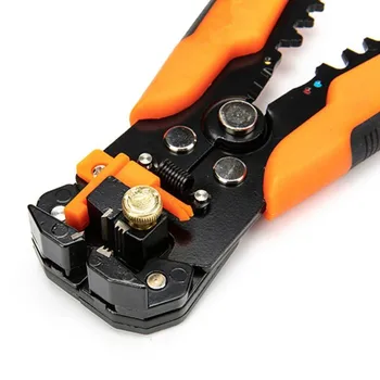 Multi-funcție Automată Terminal Cleste Cablu de Sârmă Stripteuză Cutter Crimper ABS Portocaliu Automată Peeling Clește