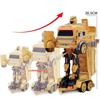Multi-Senzor RC Deformare Inginerie Vehicul, Senzor de Gravitație Senzor Gest Ceas de Control de la Distanță Excavator Jucării pentru Copii