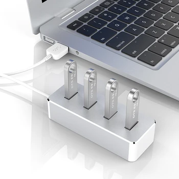Multi USB 3.0 Hub Splitter Carde Cititor OTG Adaptor Hi-Speed 4-Port Pentru Macbook Pro PC Accesorii USB Dock USB C Hub